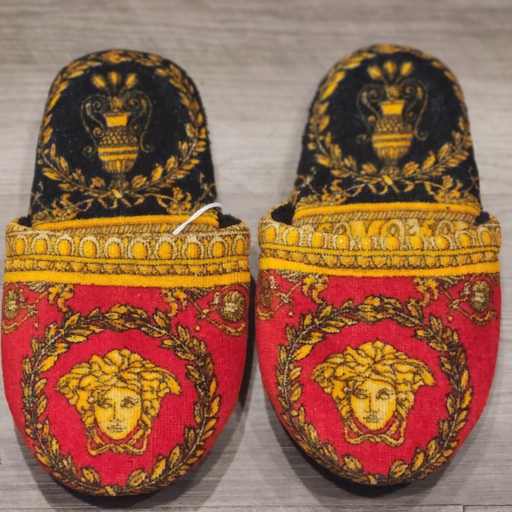 Versace bath slides